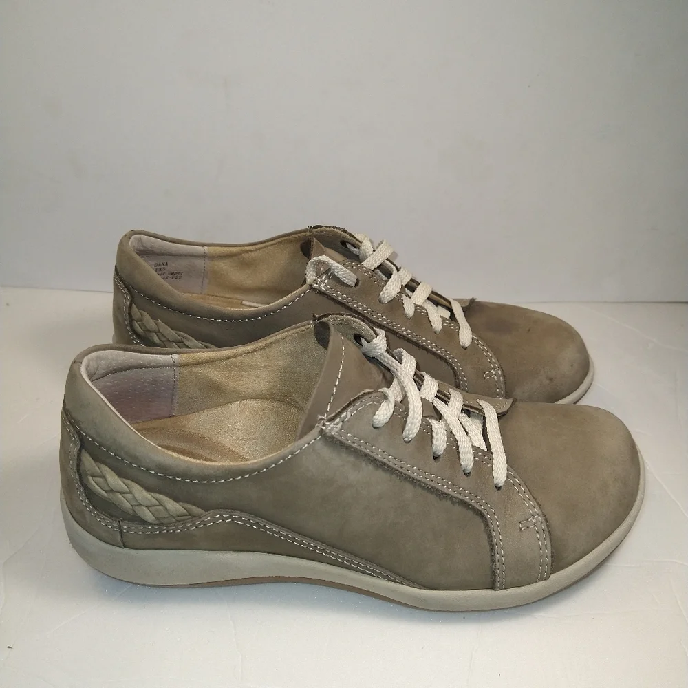 Aetrex Dana Brown Leather Comfort Lace Up Oxford Shoes Women's sz 7